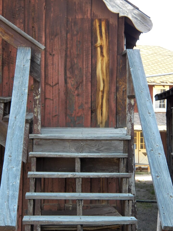 Stairs vintage wooden