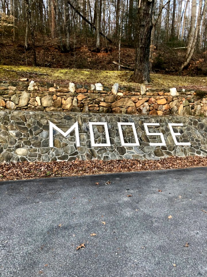 Moose Lodge Sign, Beta, NC 
