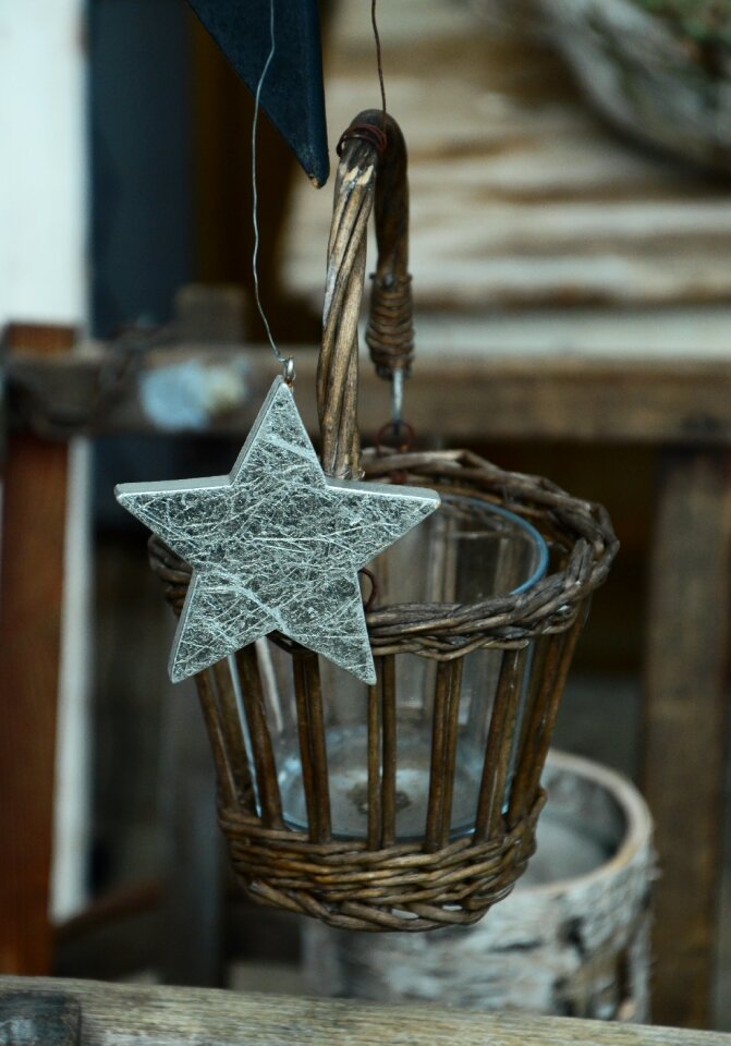 Wood rustic christmas decorations
