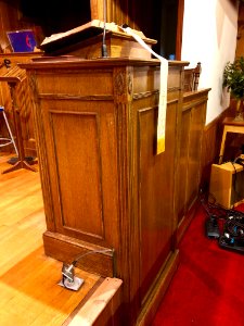Sanctuary Pulpit, Sylva First United Methodist Church, Syl… 