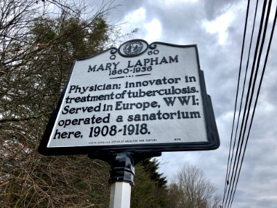 Mary Lapham Historical Marker, Highlands, NC 