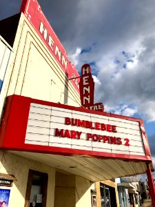 Marquee, Henn Theatre, Murphy, NC 