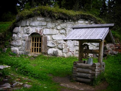 Forest cottage fairy