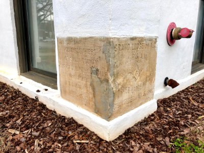 Swain County Courthouse Cornerstone, Bryson City, NC 