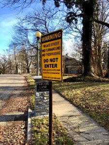 Stingy Sign, Beech Crest Lane, East Walnut Hills, Cincinna… 