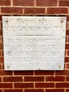 Cornerstone, Spring Hill Methodist Church, Cowee, NC 