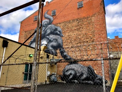Mural, Pleasant Street, Over-the-Rhine, Cincinnati, OH 