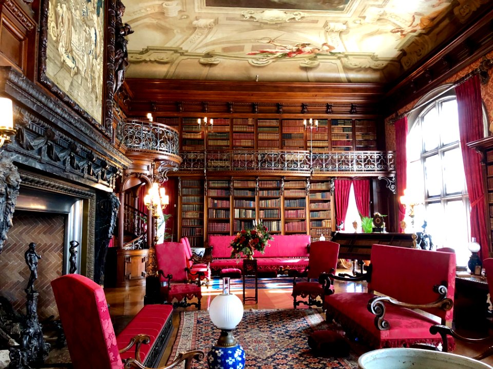 Library, Biltmore House, Biltmore Estate, Asheville, NC 