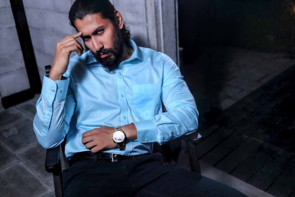 Thinking sitting modern
