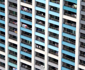 Flats pattern balconies