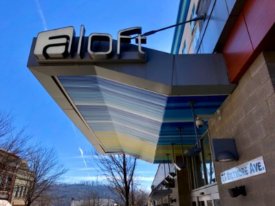 Aloft Hotel Sign, Asheville, NC 