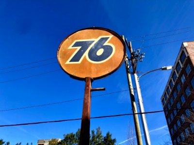 Union 76 Sign, Asheville, NC 