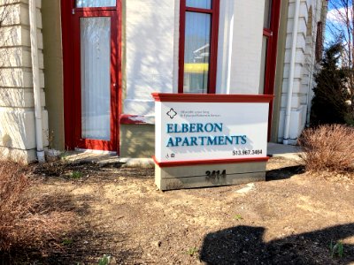 The Elberon Apartments Sign, East Price Hill, Cincinnati, … 