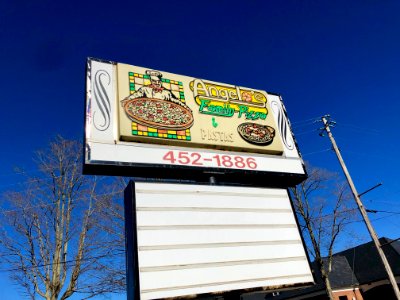 Angelo's Family Restaurant Sign, Waynesville, NC 