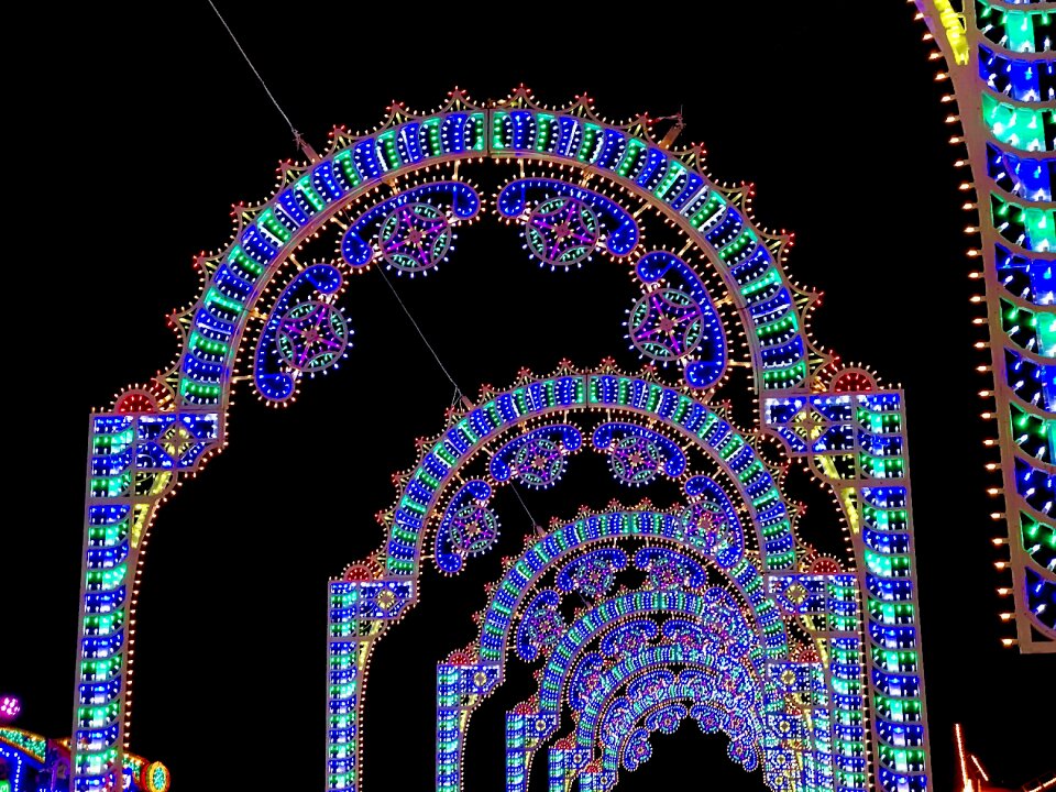 Christmas lights holiday decoration
