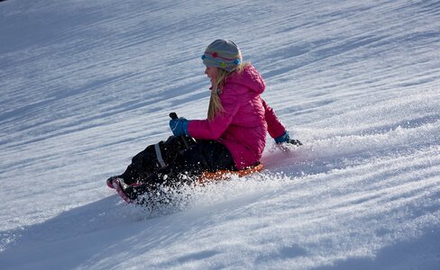 Snow bob ride on photo