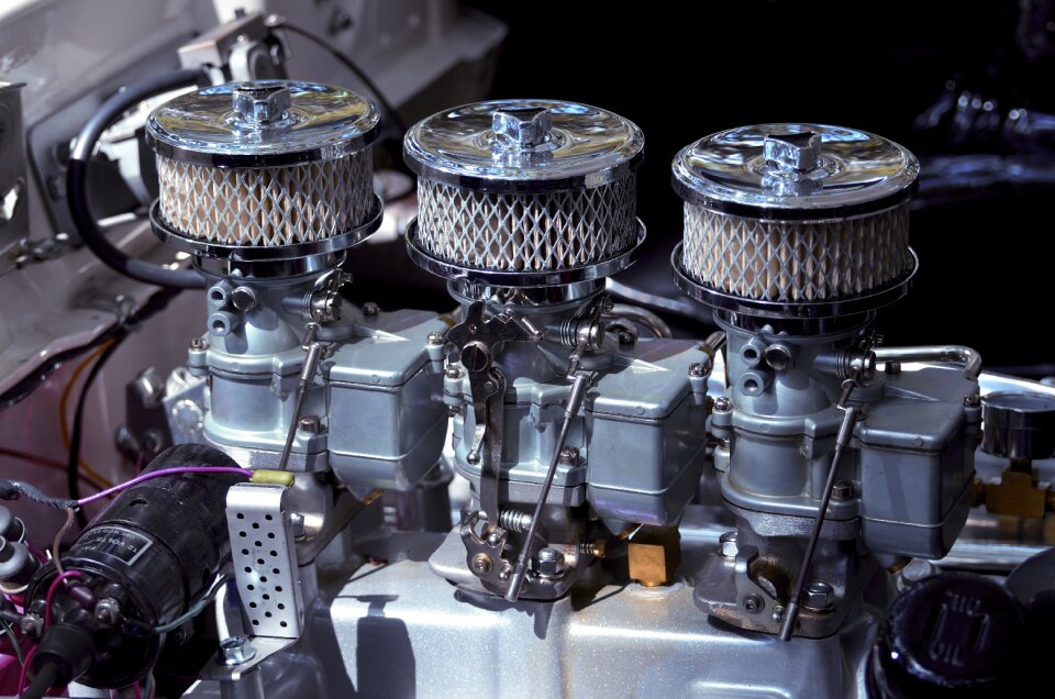 Motor antique retro
