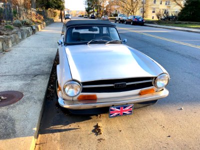 Triumph TR6, Montford Avenue, Montford, Asheville, NC 