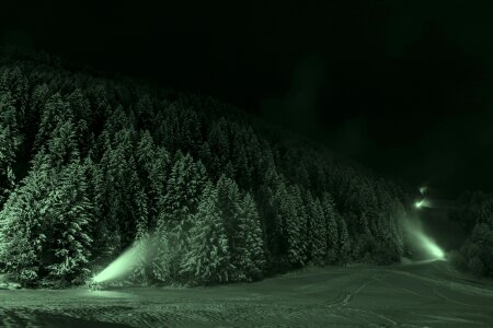 Ski slope resort technology photo