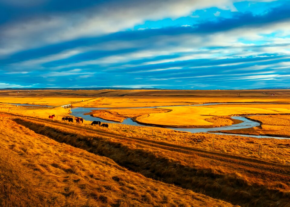 Clouds landscape nature photo