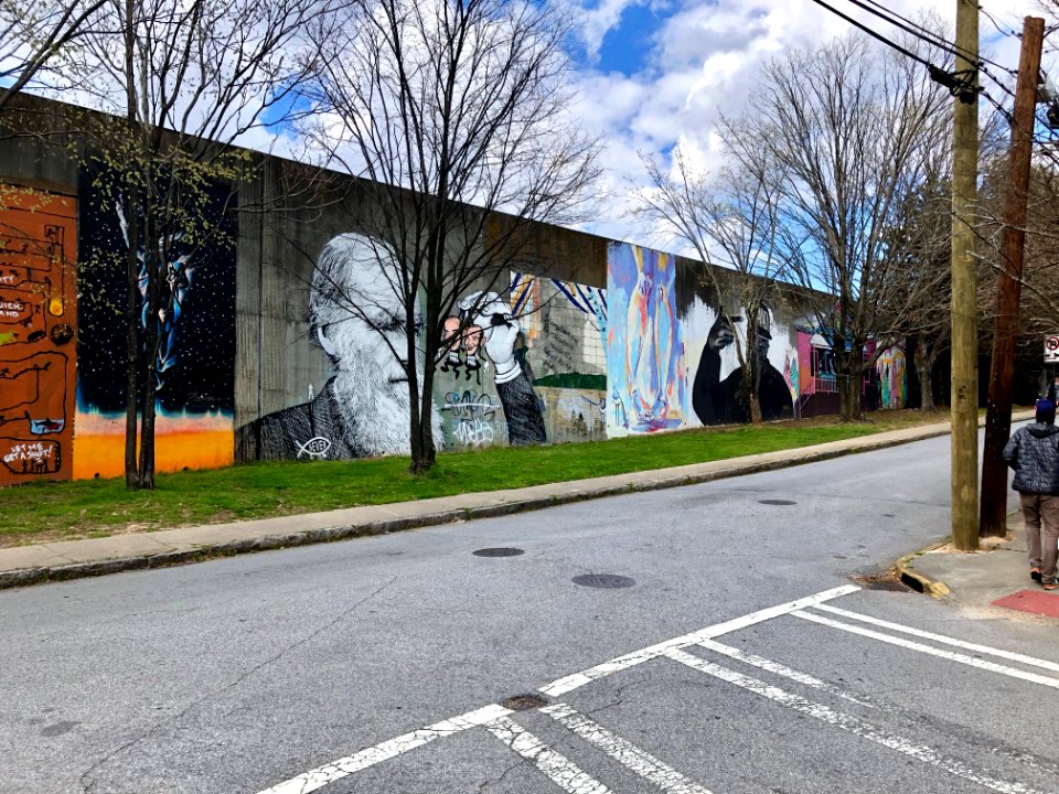 Murals, Tennelle Street, Cabbagetown, Atlanta, GA 