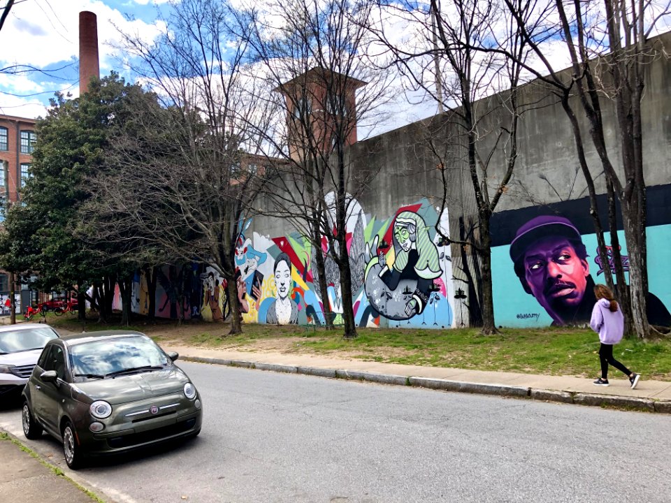 Murals, Tennelle Street, Cabbagetown, Atlanta, GA 