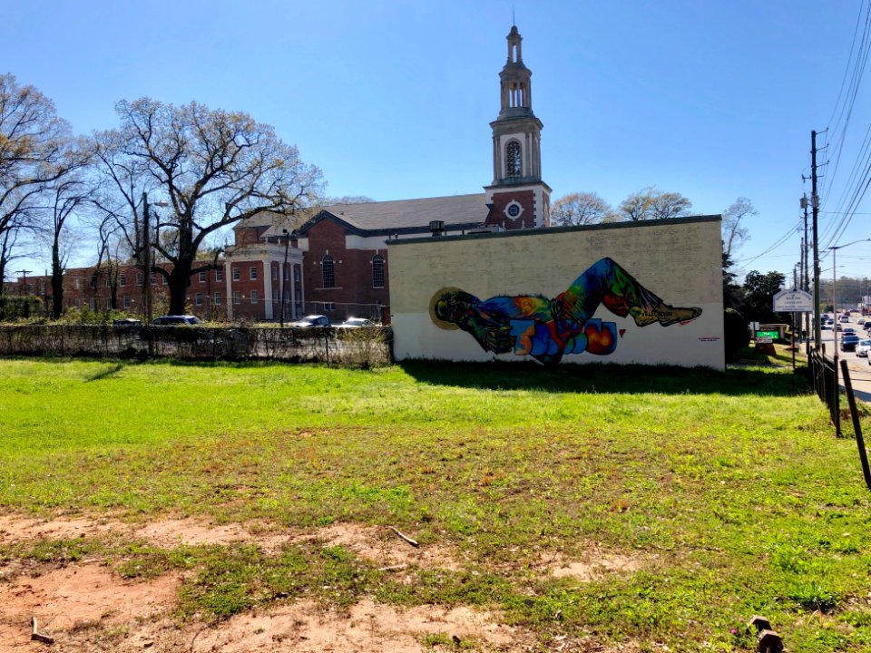 Mural, Ralph David Abernathy Boulevard, West End, Atlanta,… 