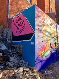 Mural, Bolivar Alley, Pendleton, Cincinnati, OH 