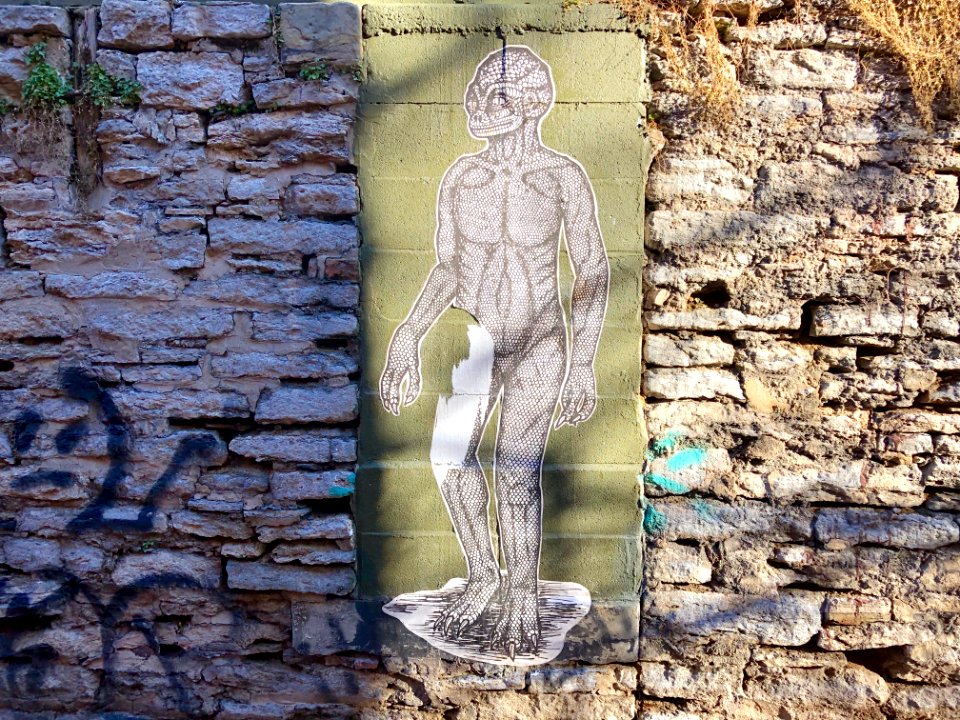 Mural, Bolivar Alley, Pendleton, Cincinnati, OH 