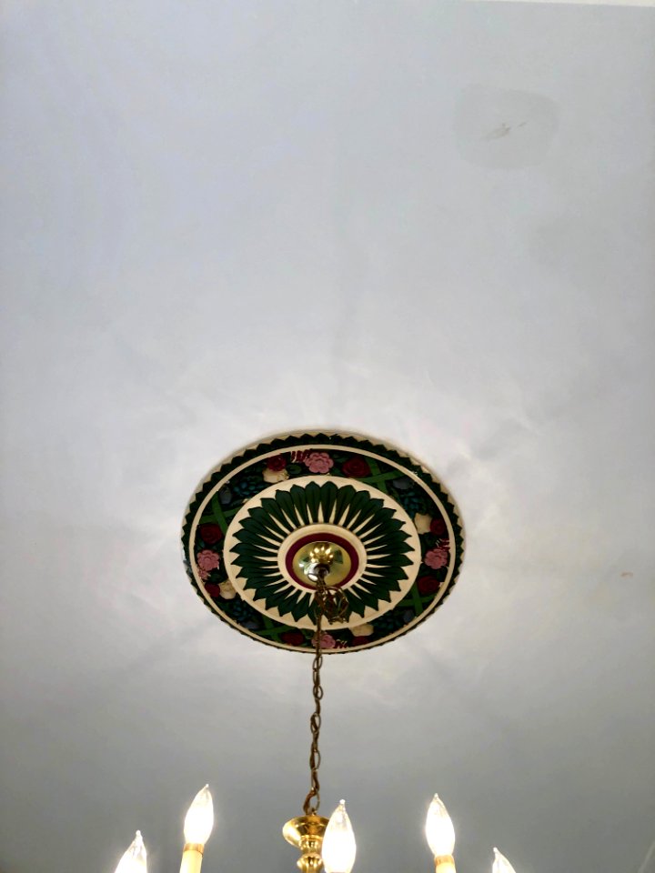Ceiling Medallion, Metz House, Madison Road, Madisonville,… 