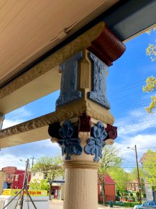 Front Porch Detail, Metz House, Madison Road, Madisonville… 