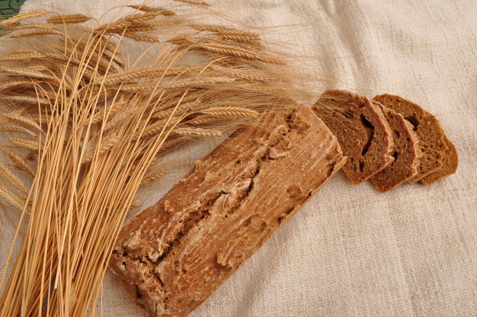 Organic healthy brown bread