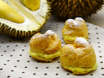 Cream dessert durian