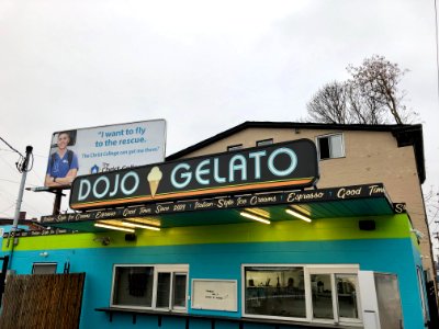 Dojo Gelato Sign, Northside, Cincinnati, OH 