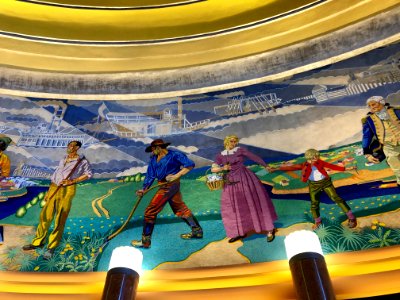 Rotunda Mosaics, Cincinnati Union Terminal, Queensgate, Ci… 