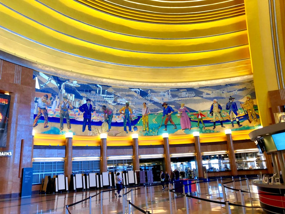 Rotunda Mosaics, Cincinnati Union Terminal, Queensgate, Ci… 