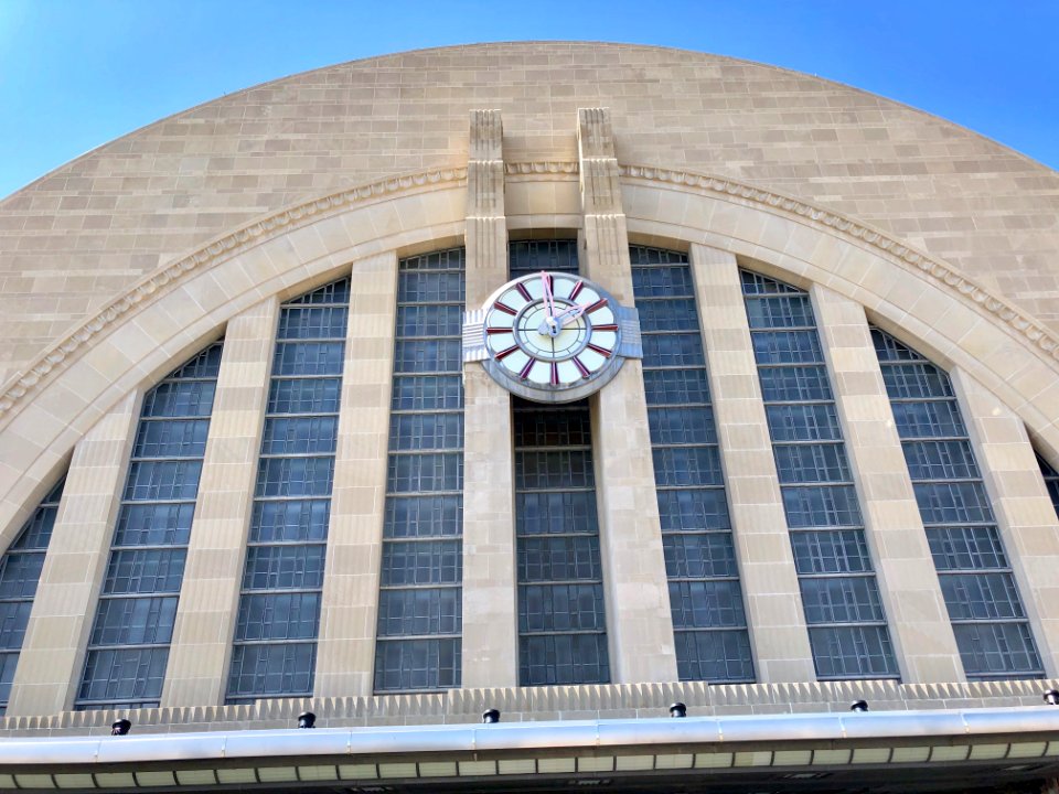 Facade Detail, Cincinnati Union Terminal, Queensgate, Cinc… 