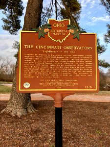 Historical Marker, Cincinnati Observatory, Hyde Park, Cinc… 