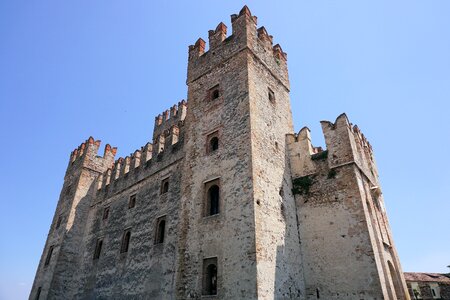Middle ages wall fortress