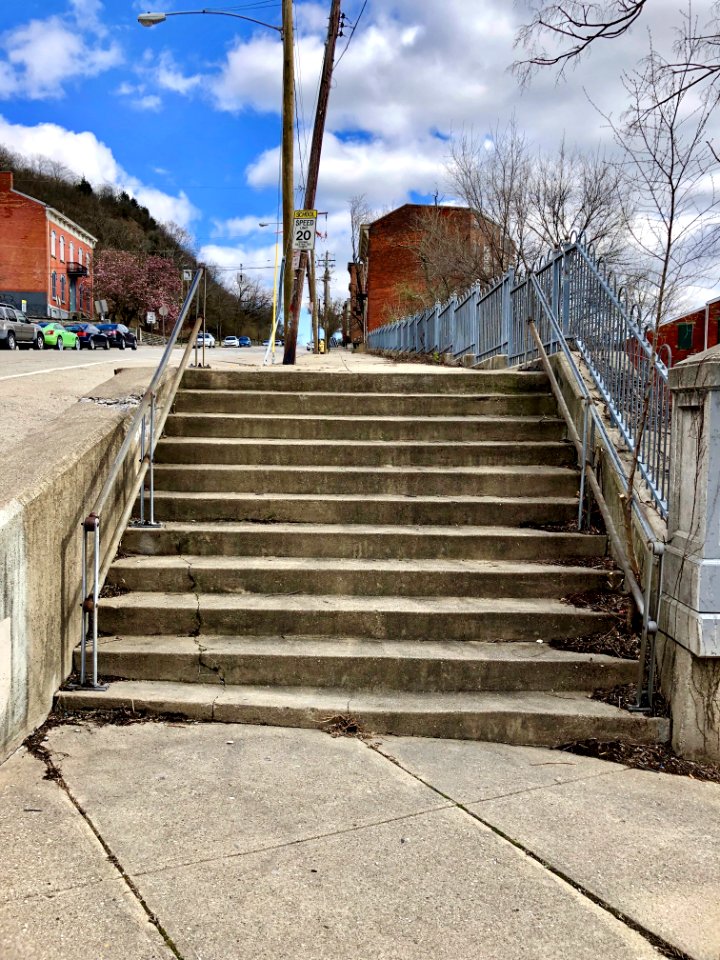 Mulberry Street Steps, Over-the-Rhine, Cincinnati, OH 
