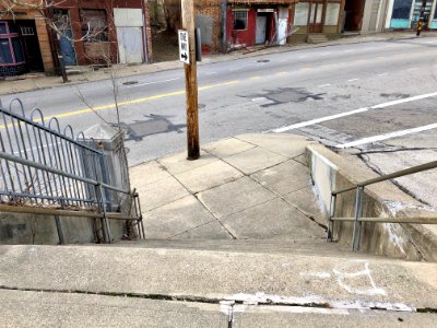 Mulberry Street Steps, Over-the-Rhine, Cincinnati, OH 