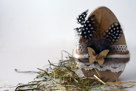 Feather easter decoration decoration