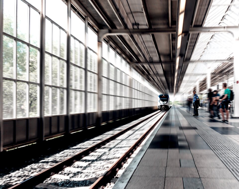 Station terminal train photo