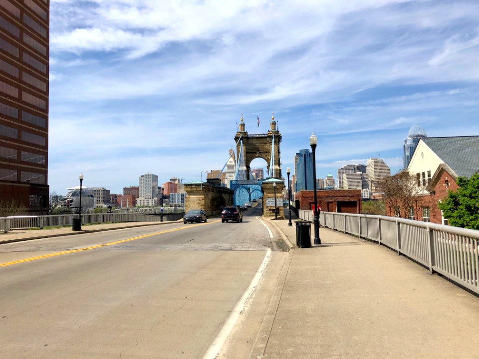 Roebling Suspension Bridge, Cincinnati, OH 