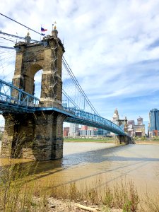 Roebling Suspension Bridge, Cincinnati, OH photo