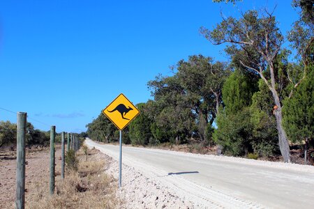 Shield street sign warning