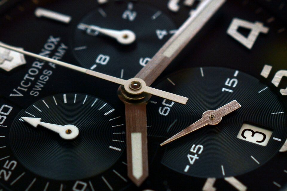 Chronograph masculine pointer