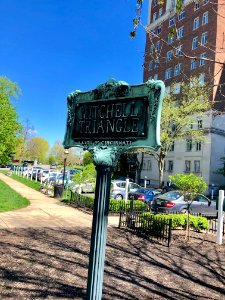 Mitchell Triangle Park Sign, North Avondale, Cincinnati, O… 