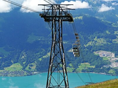 Thun lake bernese oberland switzerland photo