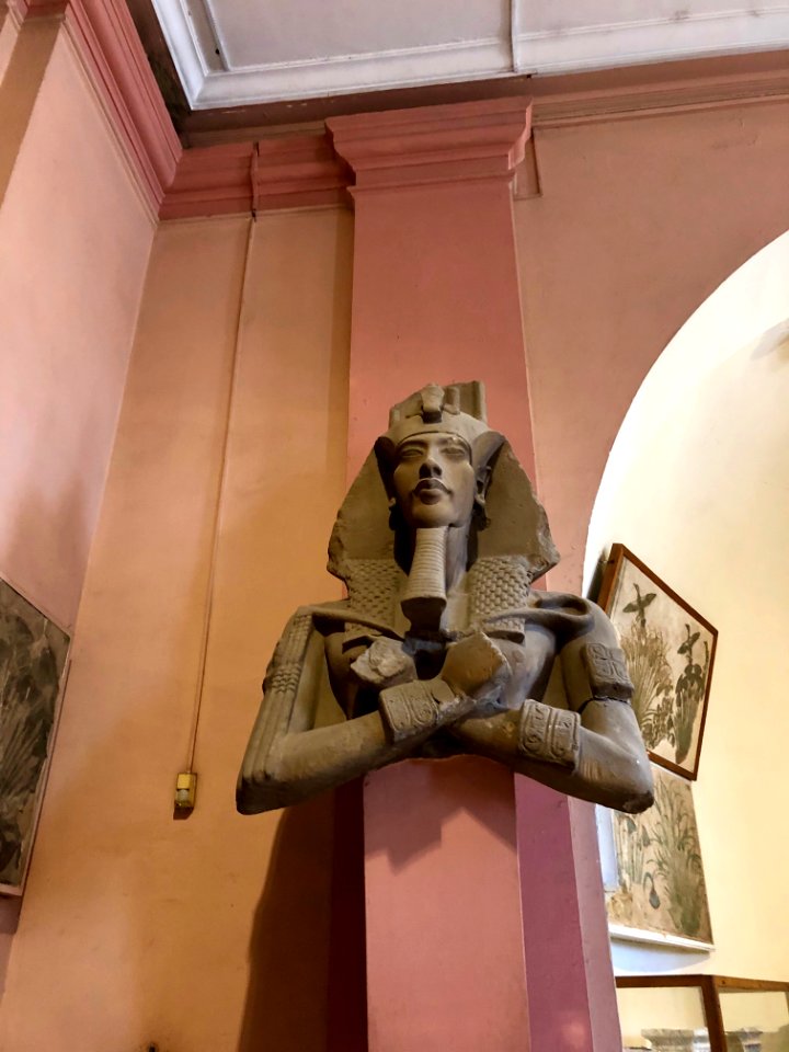 Statue of Akhenaten, Egyptian Museum, al-Qāhirah, CG, EGY 